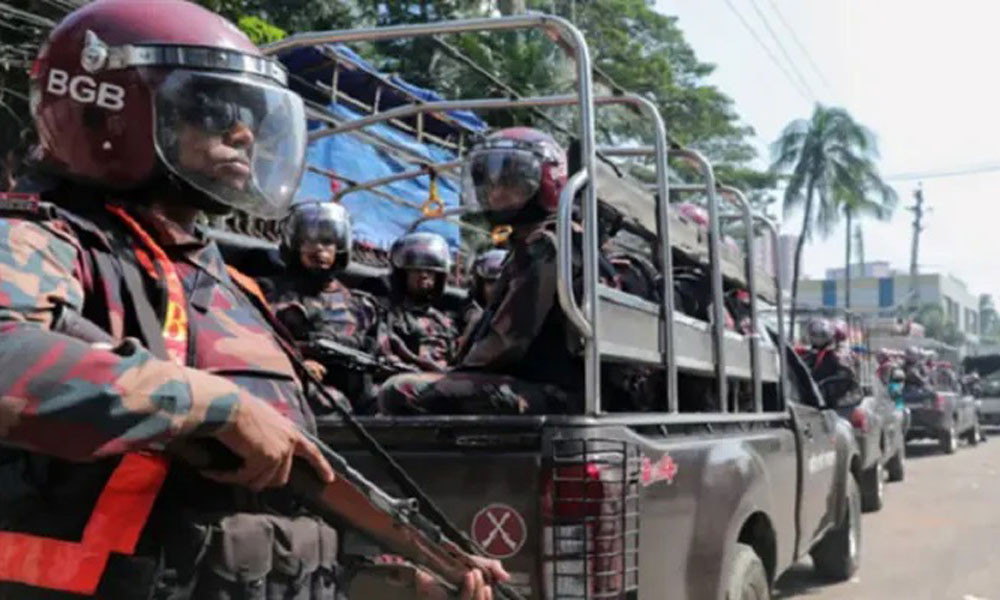 রাজধানীর গুরুত্বপূর্ণ স্থানে বিজিবি মোতায়েন